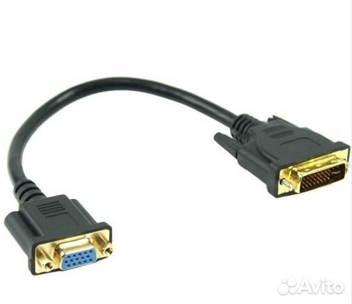 DVI на VGA кабель-адаптер конвертер видео
