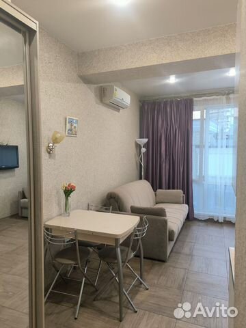 

Квартира-студия, 23 м², 2 кровати