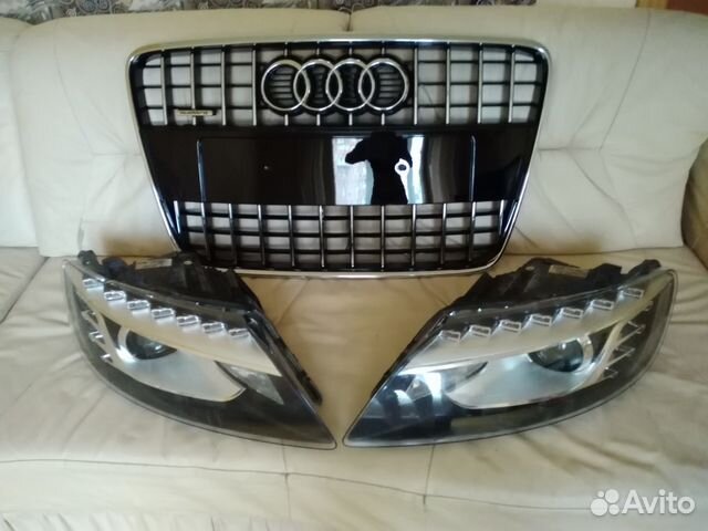 Audi Q7 фара правая и левая в сборе в идеале Audi Q7 фара правая и левая в сборе в идеале