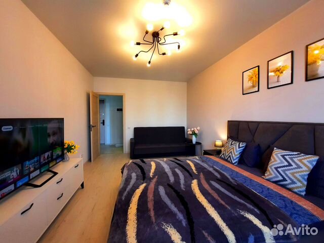 

1-к. квартира, 39 м², 2 кровати