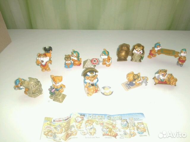 Киндер- игрушки 90-х серии разные