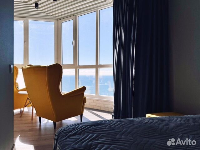 

Квартира-студия, 44 м², 2 кровати