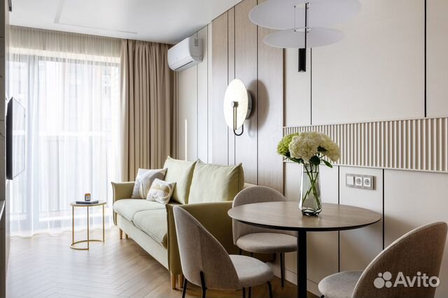

Квартира-студия, 32 м², 2 кровати