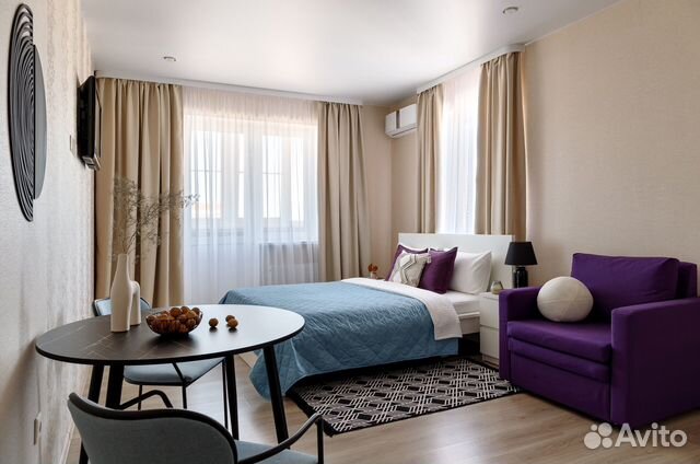 

Квартира-студия, 30 м², 2 кровати