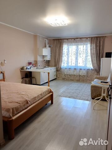

Квартира-студия, 32 м², 1 кровать