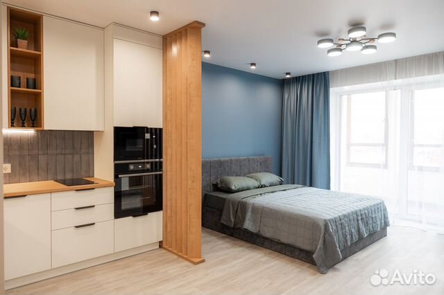 

Квартира-студия, 32 м², 1 кровать