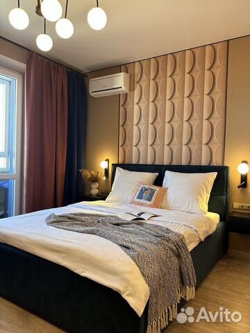 

1-к. квартира, 44 м², 3 кровати