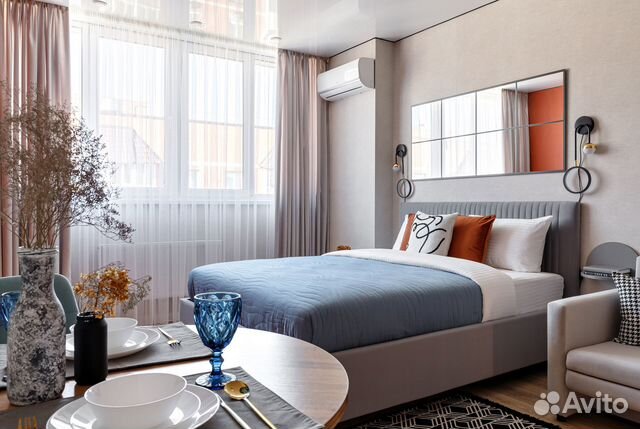 

Квартира-студия, 30 м², 2 кровати