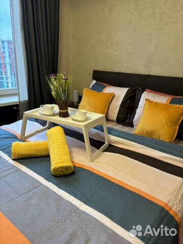 

1-к. квартира, 38 м², 2 кровати