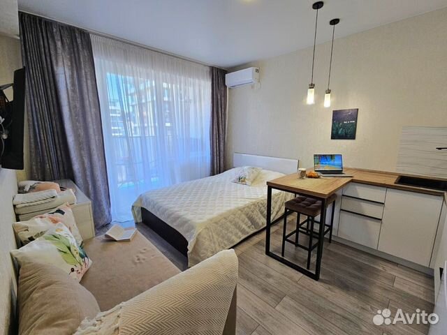 

Квартира-студия, 24 м², 2 кровати