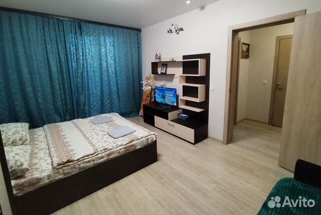 

1-к. квартира, 34 м², 2 кровати