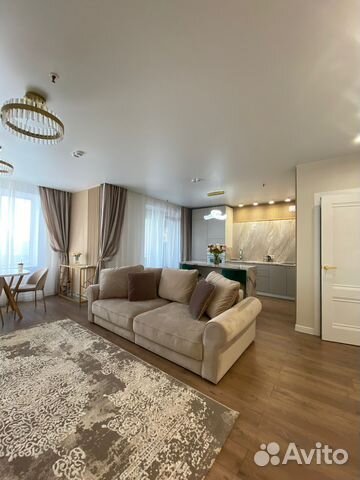 

1-к. квартира, 68 м², 2 кровати
