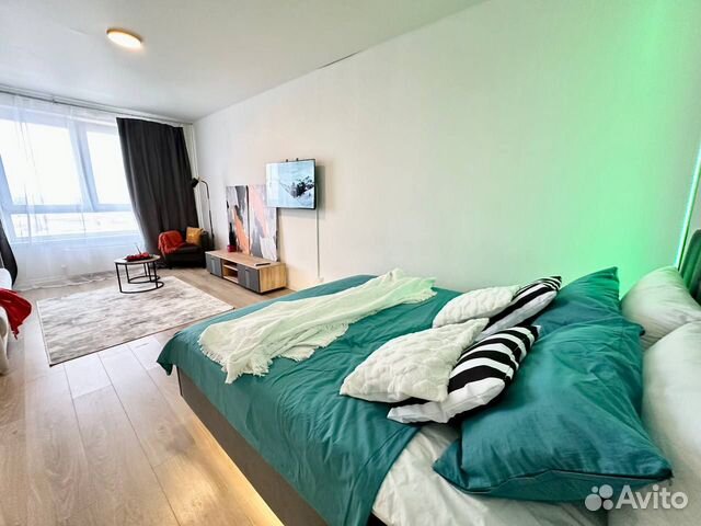 

1-к. квартира, 41,9 м², 2 кровати