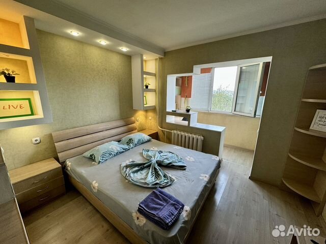

1-к. квартира, 45 м², 2 кровати