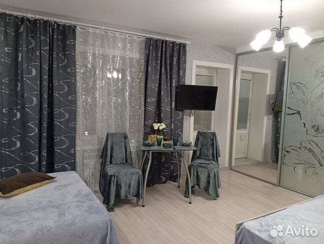 

Квартира-студия, 42 м², 2 кровати