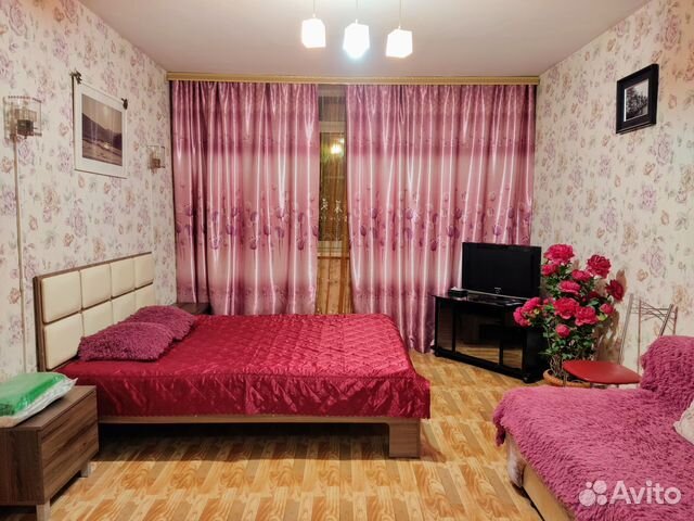 

1-к. квартира, 42 м², 2 кровати
