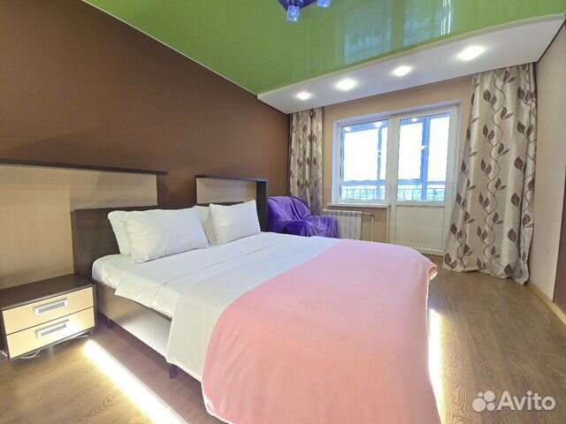 

1-к. квартира, 42 м², 2 кровати