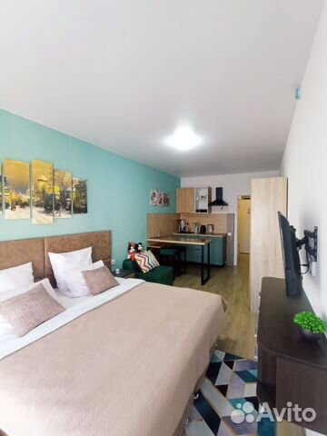 

Квартира-студия, 26,5 м², 2 кровати