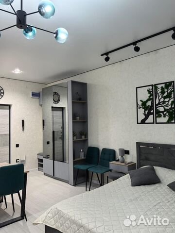 

Квартира-студия, 33 м², 2 кровати