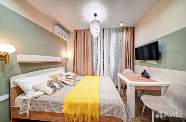 

Квартира-студия, 17 м², 1 кровать