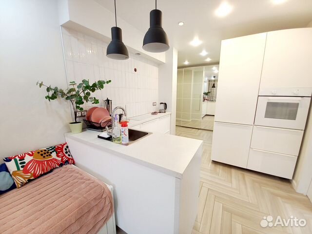 

1-к. квартира, 46 м², 2 кровати