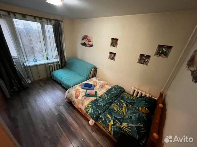 

1-к. квартира, 21 м², 2 кровати