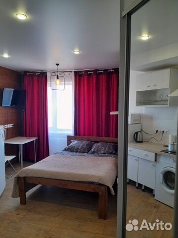 

Квартира-студия, 28 м², 1 кровать