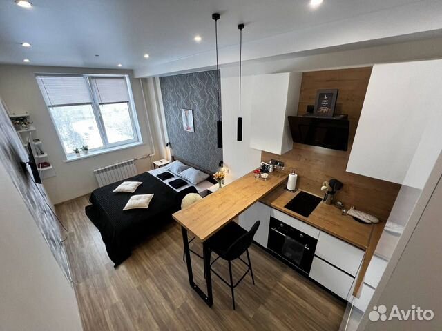 

Квартира-студия, 28 м², 1 кровать