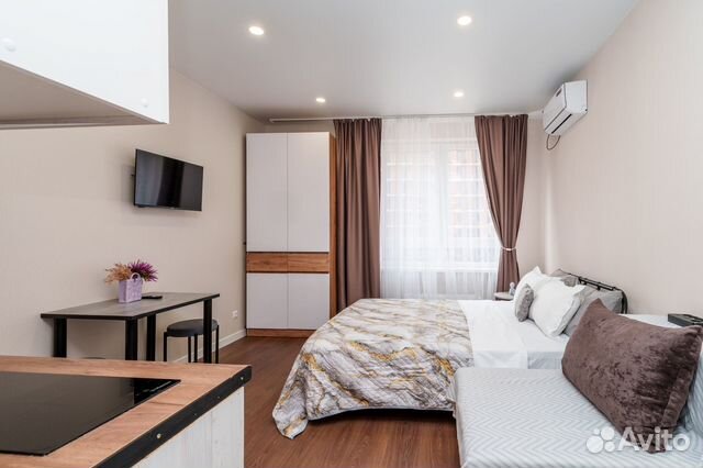 

Квартира-студия, 23 м², 2 кровати