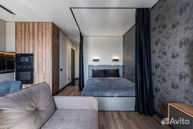 

Квартира-студия, 35 м², 2 кровати