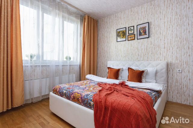 

3-к. квартира, 90 м², 1 кровать