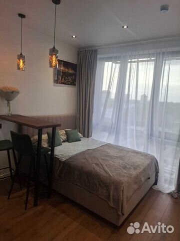

Квартира-студия, 18 м², 2 кровати