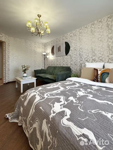 

1-к. квартира, 42 м², 2 кровати