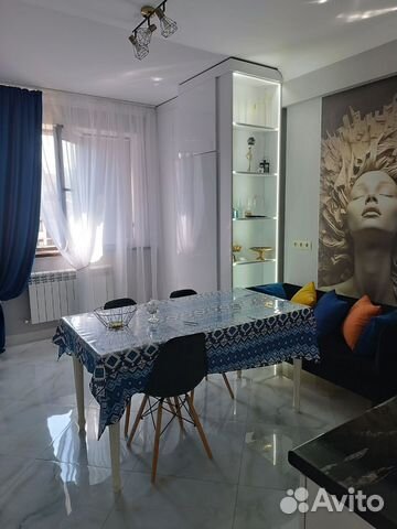 

1-к. квартира, 44 м², 2 кровати