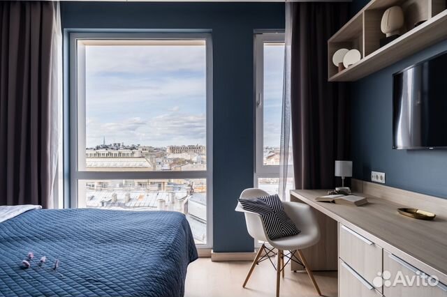 

Квартира-студия, 27 м², 1 кровать