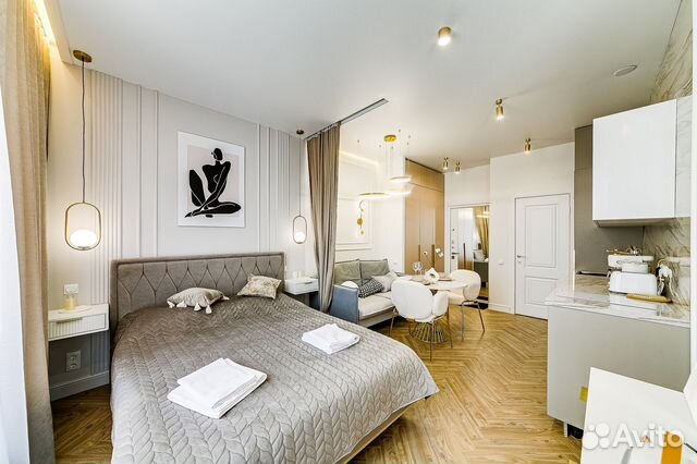 

Квартира-студия, 21 м², 2 кровати