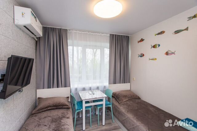 

Квартира-студия, 14 м², 2 кровати