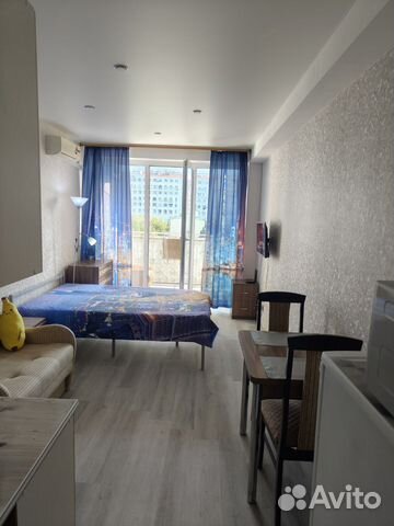 

Квартира-студия, 27 м², 3 кровати