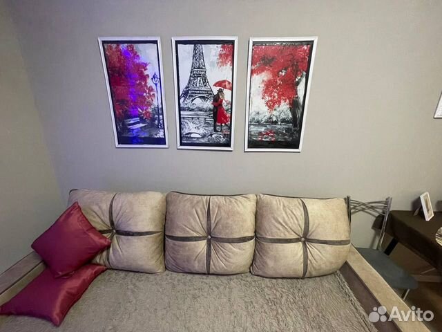 

Квартира-студия, 27 м², 3 кровати