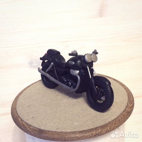 Мото Триумф из мастики. На торт