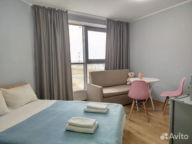

Квартира-студия, 30 м², 2 кровати