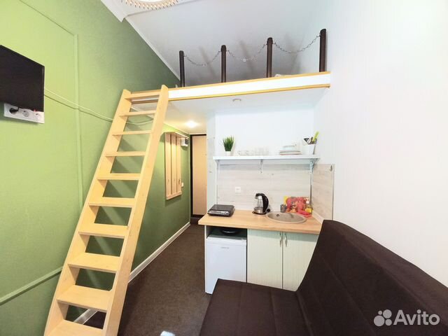 

Квартира-студия, 14 м², 2 кровати