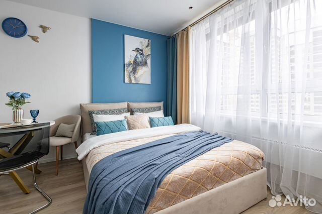 

Квартира-студия, 27 м², 2 кровати