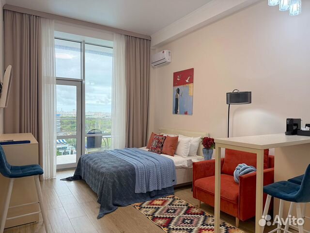 

Квартира-студия, 30 м², 2 кровати