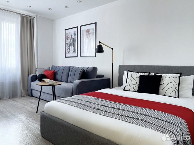 

1-к. квартира, 38 м², 2 кровати