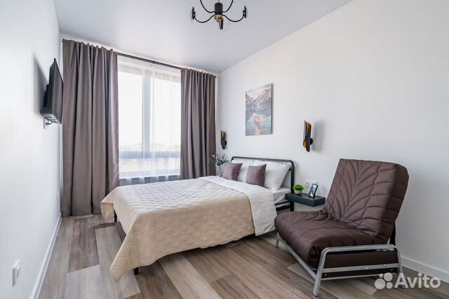 

1-к. квартира, 37 м², 2 кровати