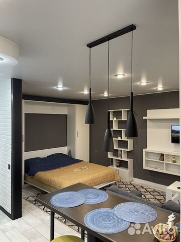 

Квартира-студия, 35 м², 2 кровати