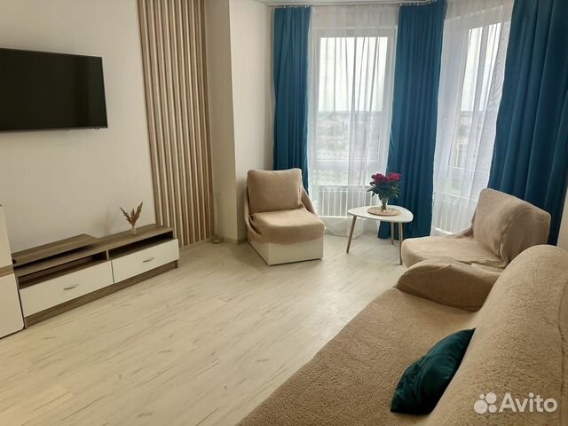 

1-к. квартира, 42 м², 2 кровати