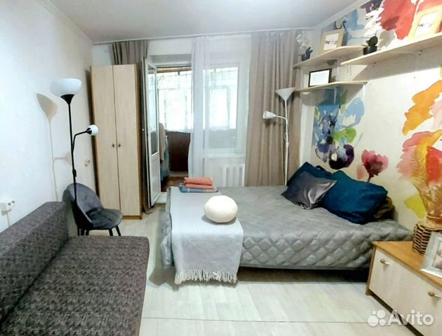 

Квартира-студия, 19 м², 2 кровати