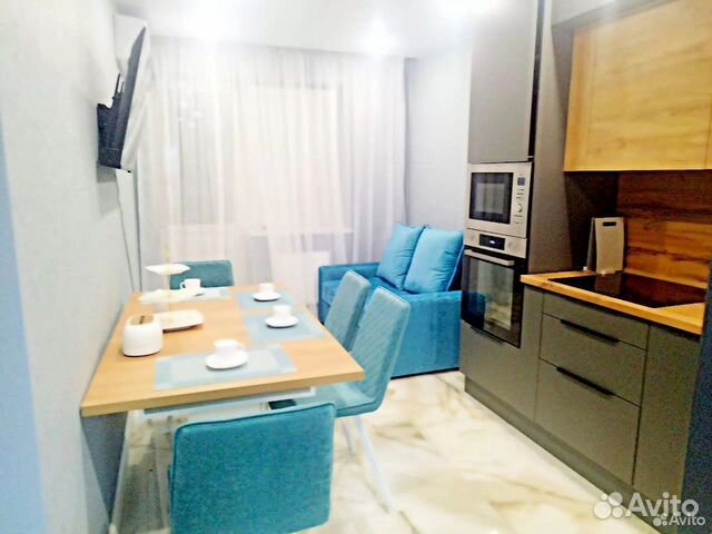 

1-к. квартира, 40 м², 2 кровати